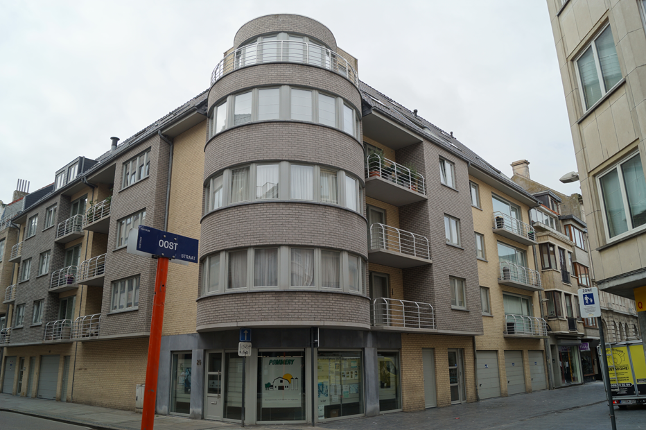 Voorkant appartementengebouw Ooststraat